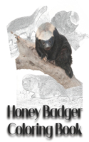 Honey Badger Coloring Book: Very Difficult Coloring Book for Adults Amazing Stress Relieving Animal Beautiful Designs for Good Vibes