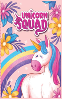 Unicorn Squad Coloring Book