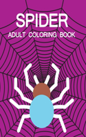 Spider Adult Coloring Book