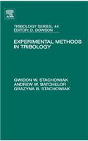 Experimental Methods in Tribology