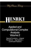 Applied and Computational Complex Analysis, Volume 2