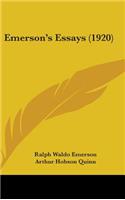 Emerson's Essays (1920)