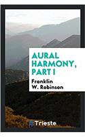 Aural Harmony, Part I