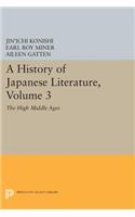 A History of Japanese Literature, Volume 3