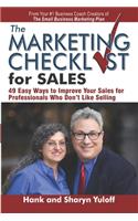 Marketing Checklist for Sales