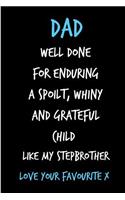 Dad Well Done For Enduring a Spoilt Whiny