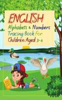 English Alphabets and Numbers Tracing Book for Children Aged 3 - 6