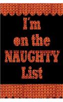 I´m on the NAUGHTY List