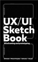 UI/UX Sketchbook For Wireframing And Prototyping: Pocket Size Edition - Dark Version