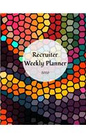 Recruiter Weekly Planner: 2020 Human Resource Weekly Organizer