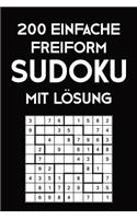200 Einfache Freiform Sudoku Mit Lösung