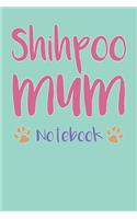 Shihpoo Mum Composition Notebook of Shih Tzu Poodle Dog Mum Journal