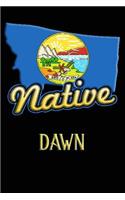 Montana Native Dawn: College Ruled Composition Book
