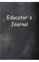 Educator's Journal Chalkboard Design Lined Journal Pages: Graduation Theme Back To School Progress Journals Notebooks Diaries (Notebook, Diary, Blank Book)