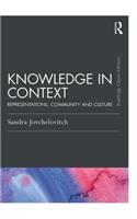 Knowledge in Context: Representations, Community and Culture(Psychology Press & Routledge Classic Editions)