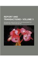 Report and Transactions (Volume 3)