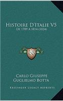 Histoire D'Italie V5