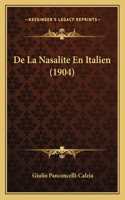 De La Nasalite En Italien (1904)