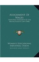 Assignment Of Wages