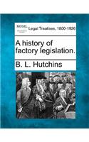 History of Factory Legislation.