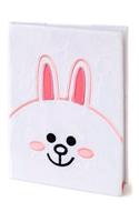 Line Friends Plush Notebook (Cony)