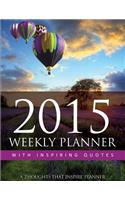 2015 Weekly Planner with Inspiring Quotes