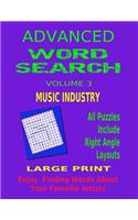 Advanced Word Search Volume 3 Music Industry
