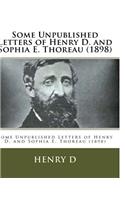 Some Unpublished Letters of Henry D. and Sophia E. Thoreau (1898)