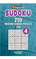 Sudoku - 250 Medium Sudoku Puzzles 9x9 (Volume 4)