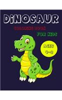 Dinosaur Coloring Book for Kids Ages 4-8