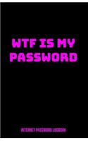 Internet Password Logbook - WTF Is My Password
