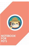 Notebook for Pets