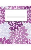 Purple Composition Notebook: Wide Ruled Notebook Lined School Journal - 110 Pages - 7.5 x 9.25" - Children Kids Girls Boys Teens Women Wide Ruled School Composition Books