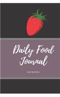 Daily Food Journal For Women