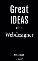 Notizbuch für Webdesigner: Originelle Geschenk-Idee [120 Seiten liniertes blanko Papier]