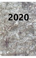 2020 Weekly Planner 2020 Carved Stone Style 134 Pages