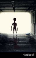 Notebook: Ufo, Alien, Guy, Pozaziemianin taccuino / agenda / quaderno delle annotazioni / diario / libro di scrittura / carnet / zibaldone - 6 x 9 pollici (15