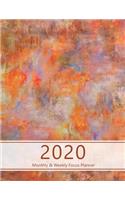 2020 Monthly & Weekly Focus Planner
