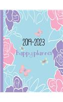 Happy Planner 2019-2023: Monthly Planner-60 Months Calendar, Monthly Schedule Organizer- Five year planner- 5 year journal