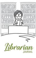 Librarian Journal: 120-page Blank, Lined Writing Journal for Librarians (5.25 x 8 Inches / White)