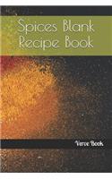 Spices Blank Recipe Book: Spices Blank Recipe Book Journal to Write in Favorite Recipes