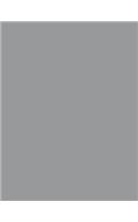 French Grey 101 - Combo Lined & Blank Notebook: 101 Pages, 8.5 x 11, Medium Ruled, Journal, Soft Cover