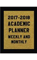 2017-2018 Academic Planner Weekly and Monthly
