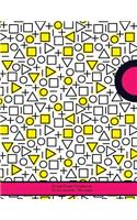 Graph Paper Notebook 1/2 inch squares 120 pages