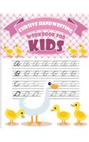 Cursive handwriting workbook for kids: abc workbooks for preschool, abc workbook for kindergarten, workbooks for preschoolers, k workbook age 5, grade 1-3