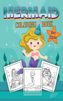 Mermaid Coloring Book for Kids