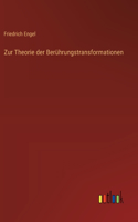 Zur Theorie der Berührungstransformationen