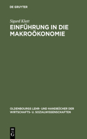 Einführung in die Makroökonomie: (Oldenbourgs Lehr- Und Handbücher Der Wirtschafts- U. Sozialw)