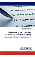 Values of B.Ed. Teacher Trainees in Andhra Pradesh