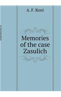 Memories of the case Zasulich